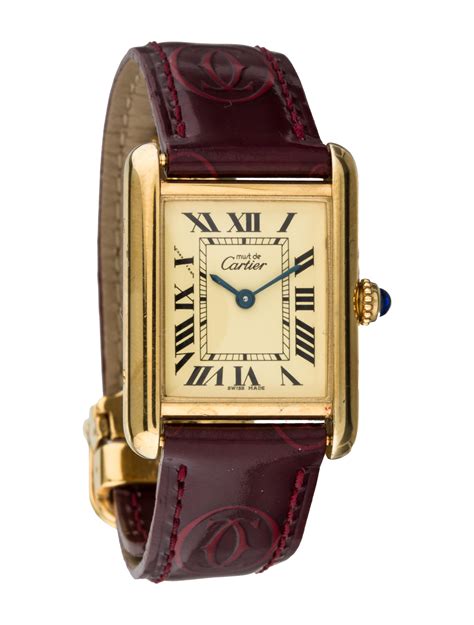 the cartier tank watch|cartier tank must price.